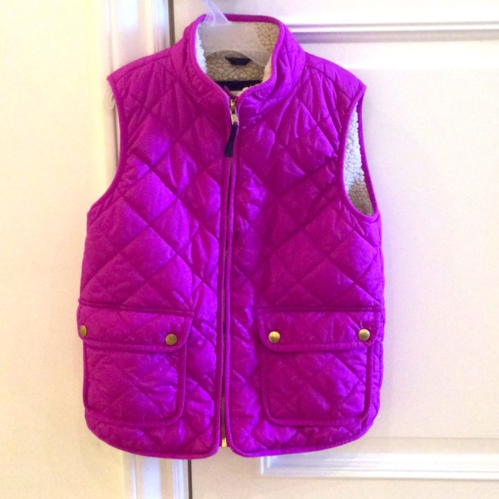 Girls Fuzzy, Soft Zip-Up Vest